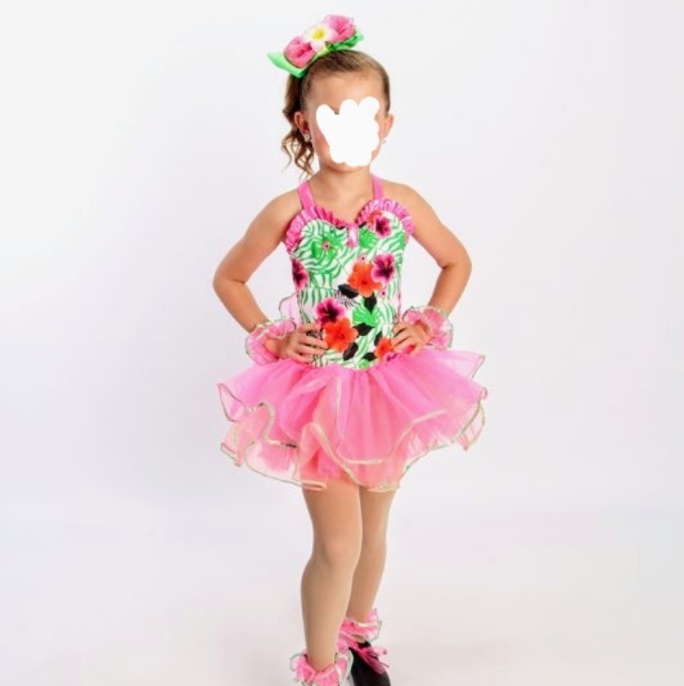 Dance recital costume tutu/ leotard & accessories